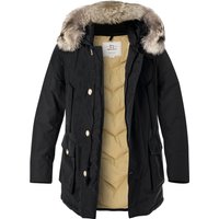 WOOLRICH Herren Daunenparka schwarz Baumwolle unifarben von WOOLRICH