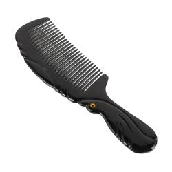 WOONEKY 1Stk Hornschabrohr bbrush brushes massage kopfhaut hairregrow hair treatment breiter Zahn Herrenkämme für die Haare werkzeug Kamm Haargerät Frauen kämmen Handheld handhaben Hörner von WOONEKY