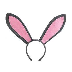 WOONEKY 2st Tierhaarreifen Geschenk Für Mädchen Kaninchen-cosplay-kit Ohrstirnband Mit Blumen Haargummis Für Mädchen Weihnachtsgeschenke Party-ohr-stirnband Fuchs Kleid Damen Weißer Hase von WOONEKY
