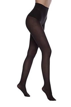 WOOTI TIGHTS ORTOLANA Mikrofaser Strumpfhose 40 den, weich und samtig Auch in Größe XL erhältlich, Asphalt, Small-Medium von WOOTI TIGHTS