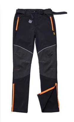 WORK IDEA Herren Outdoor-Hose für anspruchsvolle Wanderungen - Wasserdichtes Material, elastische Passform, Winterwärme, Kontrastfarben-Reißverschlüsse und mehr von WORK IDEA