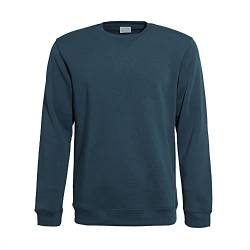 WORK IDEA Männer Crewneck Sweatshirt Arbeitskleidung Pullover Herren Basic Arbeitspullover (Marine,L) von WORK IDEA