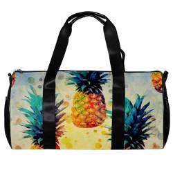 Reisetasche,Herren Sporttasche,Damen Sporttasche,Obstpflanze Ananas,Sporttasche von WOSHJIUK