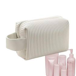 Schminktasche - Reise-Organizer-Tasche für Damen | Make-up-Koffer mit großem Fassungsvermögen und tragbarem Griff für Hautpflege-Toilettenartikel, Shampoo, Geburtstagsgeschenke für Frauen und Woteg von WOTEG