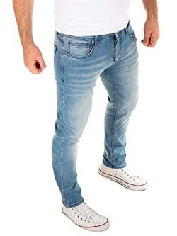 WOTEGA Alistar - Herrenjeans Slim Fit - Stretch Jeans Hose - Baumwoll Männer Jeanshose, Blau (Captains Blue 184020), W32/L38 von WOTEGA