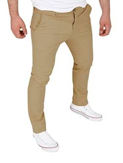 WOTEGA Glenn - Baumwoll Chinohosen - Herren Stoffhosen - Stretch Hosen Männer, Beige (Incense 161010), W36/L34 von WOTEGA