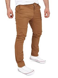 WOTEGA Glenn - Baumwoll Herren Chino Hose - Braune Chinohose - Herrenhosen Slim Fit, Braun (Toffee 181031), W29/L32 von WOTEGA