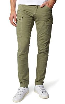 WOTEGA Herren Cargohose Chino Cargo Hose Daryl, deep Lichen Green (0312), W30/L32 von WOTEGA