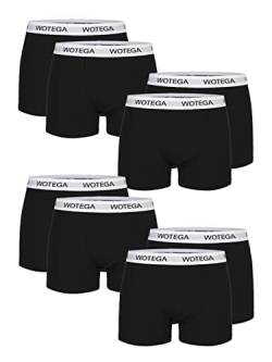 WOTEGA Joe - 8er Pack Herren Boxershorts - Männer Unterwäsche Retroshorts - Baumwoll Unterhosen für Herren von WOTEGA