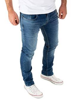 WOTEGA Justin - Herren Jeans Slim Fit - Stretchjeans Hosen für Männer - Stretch Herrenhosen - Jeanshosen, Mittelblau (Blue Indigo 193928), W29/L32 von WOTEGA