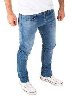 WOTEGA Justin - Herrenhose Slim Fit - Herrenjeans für Männer - Stretchjeans Hosen - Herren Jeanshosen, Mittelblau (Bijou Blue 183921), W29/L34 von WOTEGA