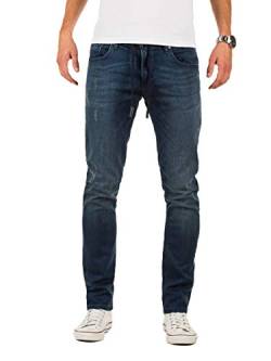 WOTEGA M3234 Jogging Jeans Herren Hose Jeans Optik Jogginghose, Blau (Ensign Blue 194026), W30/L34 von WOTEGA