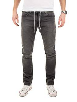 WOTEGA M3234 Jogging Jeans Herren Hose Jeans Optik Jogginghose, Grau (Magnet 193901), W29/L34 von WOTEGA