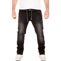 WOTEGA Slim-fit-Jeans Herren Jogginghose in Jeans-Look Joshua Stretch Hose in Jogging Jeans Sweathosen Denim von WOTEGA