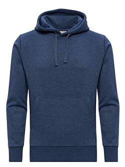 WOTEGA Sweatshirt Mit Kapuze Herren Sweater Pullover Männer Hoodie Arbeitspullover Hoodie Fleece Kapuzenpulli Lion, Blau (Bijou Blue 2R183921), M von WOTEGA