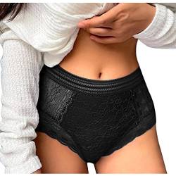 Damen Dessous Sexy Unterwäsche Oberbekleidung Winddichter Herbst Jacke All-Match-Jeansjacke Casual Style BH+Panty+Strumpfhalter für Frauen Schwarz XXXXL von WOXIHUAN