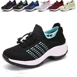 Orthofit Comfort Shoes for Women, Orthoback Shoes Women,Orthofit Comfort Shoes for Women,Modische Atmungsaktive Sportschuhe,Orthopedic Slip-on Hiking Shoes for Women Men von WOZJ