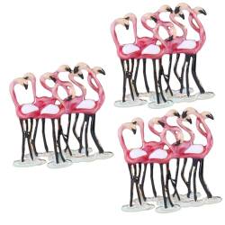 WRITWAA 3St Flamingo-Brosche funkelnd Kristallbrosche Strassnadel Frauen Brosche Kleidung Brosche Anstecknadel für Rucksäcke Persönlichkeit Stift Kragennadel schmücken Fräulein Legierung von WRITWAA