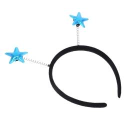 WRITWAA kleines Sternenstirnband haar zubehör haarschmuck Stirnbänder zum Gedenktag Geburtstags-Headbopper Stirnbänder für Damen Haarband kreatives Stirnband Party-Stirnband für Frauen von WRITWAA