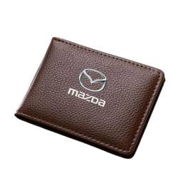 Geldbörse Herren, für Mazda 3 6 CX-7 CX-9 CX-3 CX30 Slim Wallet Herren mit RFID Schutz Faltbare Geldbörse, Portmonee für Herren und Damen,A von WSXCDE