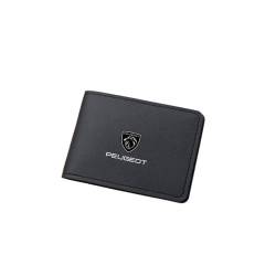 Geldbörse Herren, für Peugeot 6008 608 108 4008 407 3008 408 GT 607 206 5008 307 207 308 Slim Wallet Herren mit RFID Schutz Faltbare Geldbörse, Portmonee für Herren und Damen,A von WSXCDE