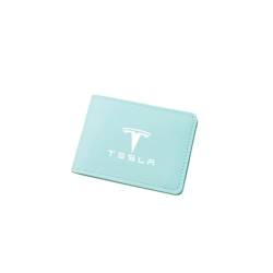 Geldbörse Herren, für Tesla Model 3 Model S Model X Model Y Slim Wallet Herren mit RFID Schutz Faltbare Geldbörse, Portmonee für Herren und Damen,A von WSXCDE