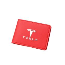 Geldbörse Herren, für Tesla Model 3 Model S Model X Model Y Slim Wallet Herren mit RFID Schutz Faltbare Geldbörse, Portmonee für Herren und Damen,B von WSXCDE