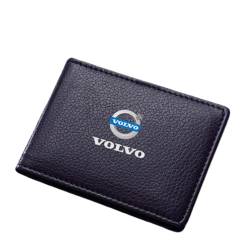 Geldbörse Herren, für Volvo C30 C70 S40 V50 S60 V60 V70 S80 XC90 Slim Wallet Herren mit RFID Schutz Faltbare Geldbörse, Portmonee für Herren und Damen,A von WSXCDE