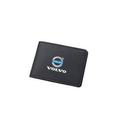 Geldbörse Herren, für Volvo C30 C70 S40 V50 S60 V60 V70 S80 XC90 Slim Wallet Herren mit RFID Schutz Faltbare Geldbörse, Portmonee für Herren und Damen,A von WSXCDE