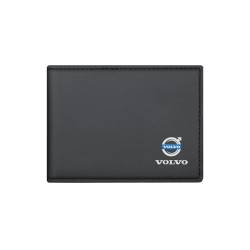 Geldbörse Herren, für Volvo XC40 XC60 XC90 C40 S60 S90 V60 V90 Slim Wallet Herren mit RFID Schutz Faltbare Geldbörse, Portmonee für Herren und Damen von WSXCDE