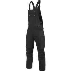 WÜRTH MODYF Arbeitslatzhose Nature - professionelle Arbeitshose für Herren - Latzhose mit Knieschutztaschen - in der Größe 102 in Schwarz von WÜRTH MODYF