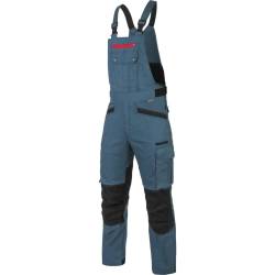 WÜRTH MODYF Arbeitslatzhose Nature - professionelle Arbeitshose für Herren - Latzhose mit Knieschutztaschen - in der Größe 26 in Blau von WÜRTH MODYF