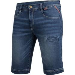 WÜRTH MODYF Arbeitsshorts Jeans Stretch X - professionelle Arbeitshose für Herren - Arbeitsshorts mit Reißverschluss - in der Größe 54 in Blau von WÜRTH MODYF