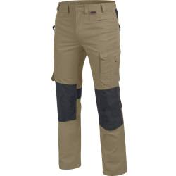 WÜRTH MODYF Bundhose Cetus - professionelle Arbeitshose für Herren - Bundhose mit Kunststoff Reißverschluss - in der Größe 30 in Beige Anthrazit von WÜRTH MODYF