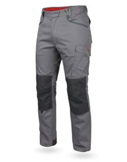 WÜRTH MODYF Bundhose Stretch X - professionelle Arbeitshose für Herren - Bundhose mit Reißverschluss - in der Größe 114 in Grau von WÜRTH MODYF