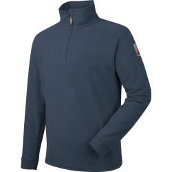 WÜRTH MODYF Fleecetroyer Luca – Atmungsaktiver Fleece Pullover mit Stehkragen und Viertel-Reißverschluss – perfekt für Handwerk, Werkstatt, Arbeiten im Freien, blau – Größe L von WÜRTH MODYF