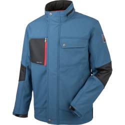 WÜRTH MODYF Softshelljacke Nature – hochwertige Arbeitsjacke aus hochfunktionellem Gewebe in L - wasserabweisend (8.000 mm WS) - in Schieferblau von WÜRTH MODYF