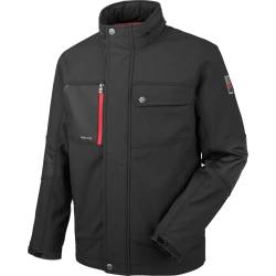 WÜRTH MODYF Softshelljacke Nature – hochwertige Arbeitsjacke aus hochfunktionellem Gewebe in L - wasserabweisend (8.000 mm WS) - in Teerschwarz von WÜRTH MODYF