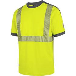 WÜRTH MODYF Warnschutz Arbeits T-Shirt Neon EN 20471 2 gelb anthrazit - Größe M von WÜRTH MODYF