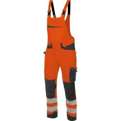 WÜRTH MODYF Warnschutz Arbeitslatzhose FLUO EN 20471 orange anthrazit - Größe 52 von WÜRTH MODYF