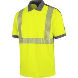 WÜRTH MODYF Warnschutz Poloshirt Neon EN 20471 2 gelb anthrazit - Größe 3XL von WÜRTH MODYF