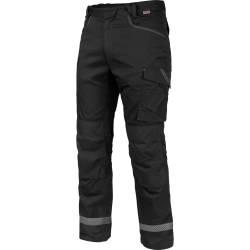 WÜRTH MODYF Winter Bundhose Stretch X - professionelle Arbeitshose für Herren - Bundhose mit Knieschutztaschen - in der Größe 25 in Schwarz von WÜRTH MODYF