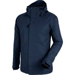 WÜRTH MODYF Winterjacke für Herren Parka 3-in-1 Tallinn in Blau - wasserdichter Parka für stürmisches Wetter - mit integrierter Fleecejacke - in der Größe XXL von WÜRTH MODYF