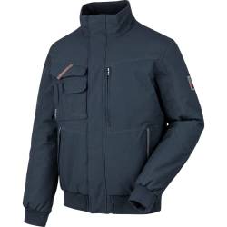 WÜRTH MODYF Winterjacke für Herren Pilotenjacke Stretch X in Blau – gemütliche Jacke mit vielen Taschen – im zeitlosen Design - in 3XL von WÜRTH MODYF