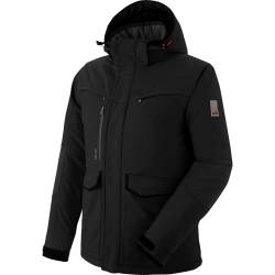 WÜRTH MODYF Winterjacke für Herren Softshelljacke Winter Stretch X in Schwarz – extra warme Jacke für die kalten Tage - wasserabweisend und winddicht - in der Größe 5XL von WÜRTH MODYF