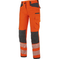 Warnschutz Damen Bundhose Neon EN ISO 20471 1 orange/anthrazit von WÜRTH MODYF