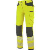Warnschutz Damen Bundhose Neon EN ISO 20471 2 gelb/anthrazit von WÜRTH MODYF
