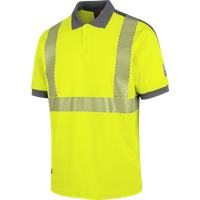 Warnschutz Poloshirt Neon EN 20471 2 gelb anthrazit von WÜRTH MODYF