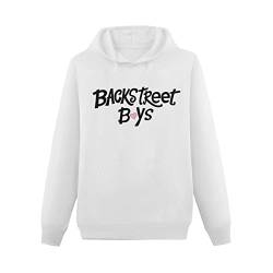 Backstreet Boys BSB Heart White Hoodie Printed Pullover Sweatshirt L von WUGUI