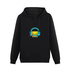 WUGUI Dj Geometry Dash Mens Hoodie Black Sweatshirt S von WUGUI